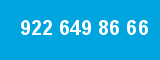 922 649 86 66 922 649 86 66